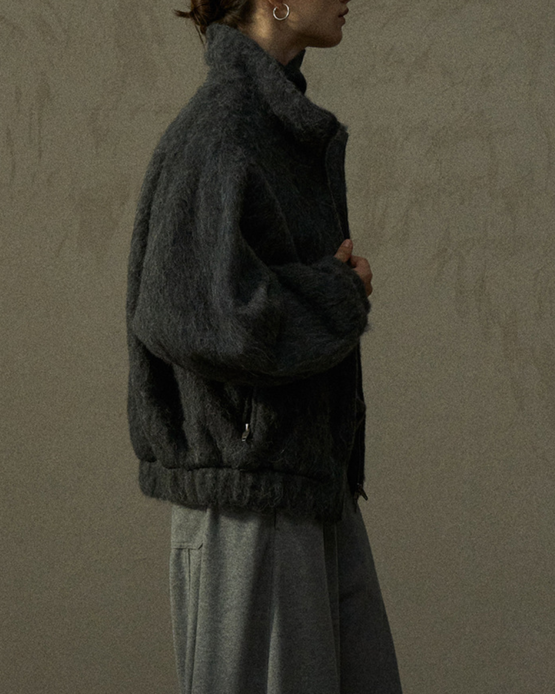 スタンドカラージッパージャケット 10263