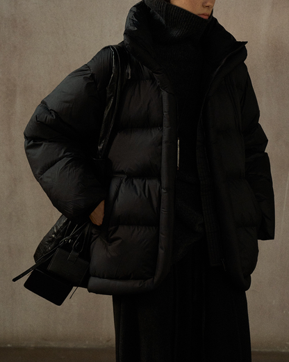 スタンドカラーミディコート 10269