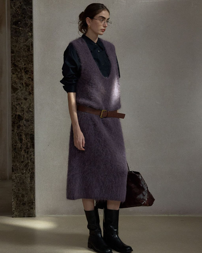 クリーンラインVネックワンピ 10403