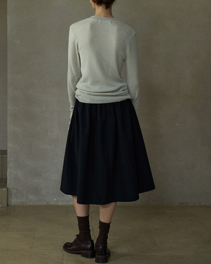ハイウエストフレアカジュアルスカート 10210