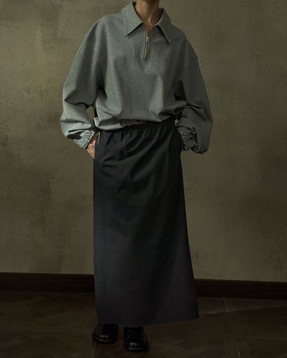 バックスリットドロストスカート 10220