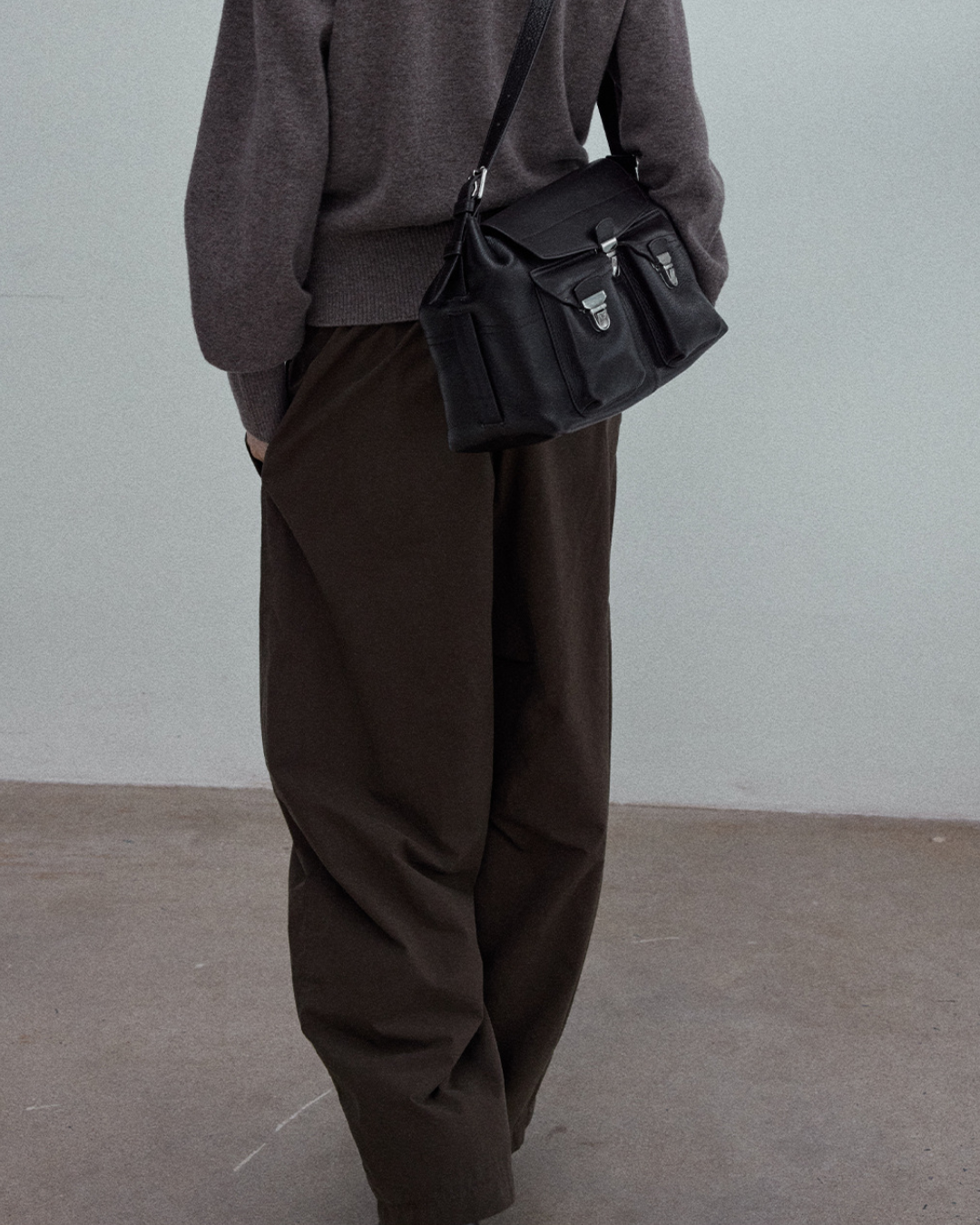 裏起毛シミターカジュアルパンツ 10179