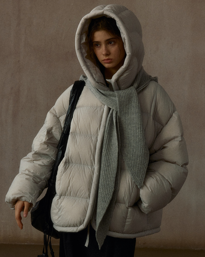 フーディーニットマフラー 10307