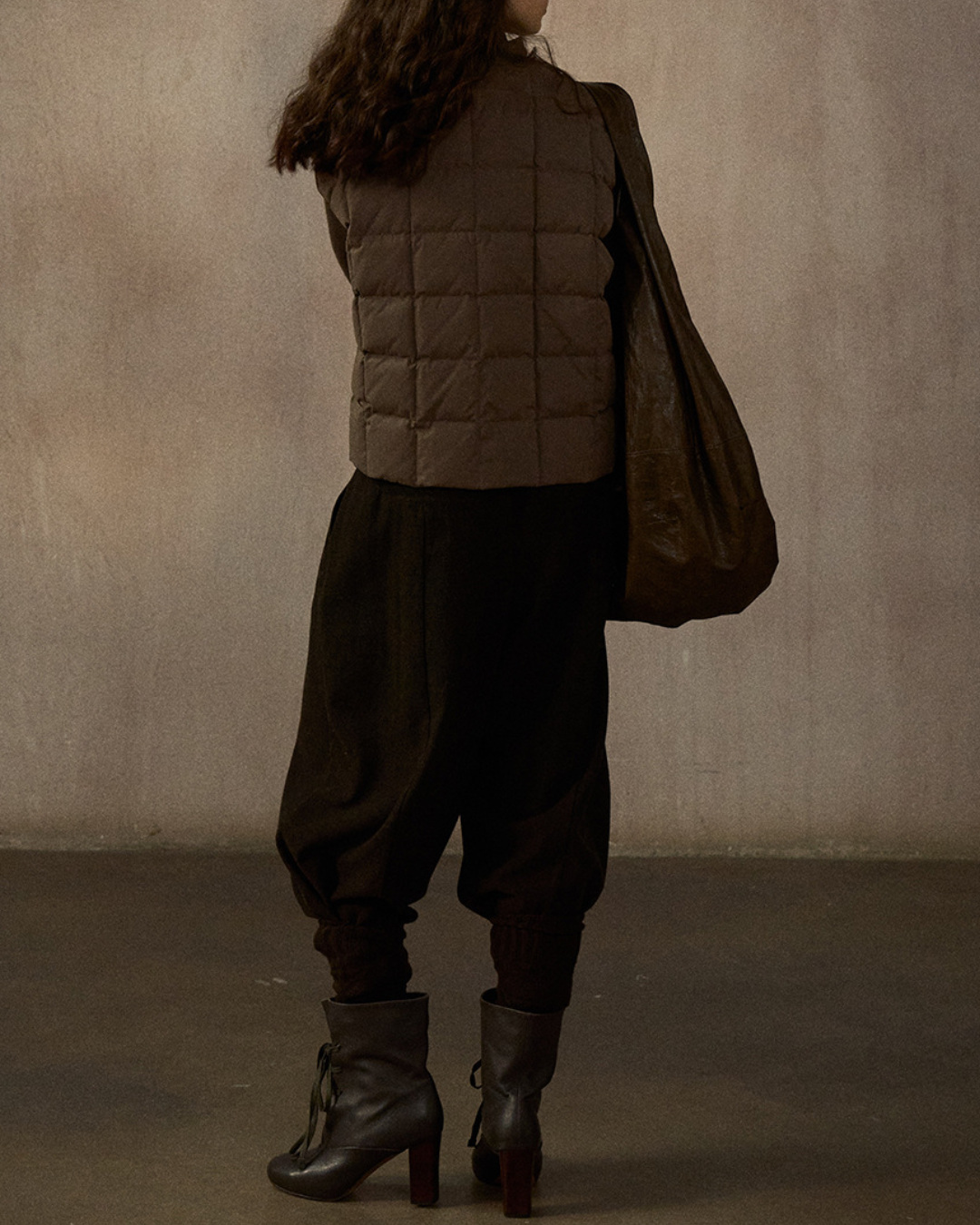 キルティングダウンジャケットベスト 10241