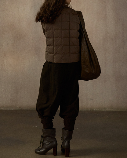 キルティングダウンジャケットベスト 10241