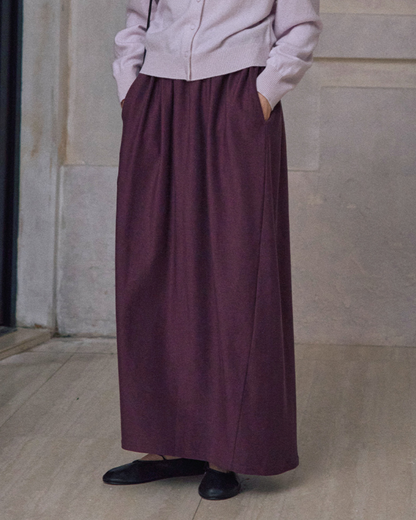 バックスリットカーブスカート 10156