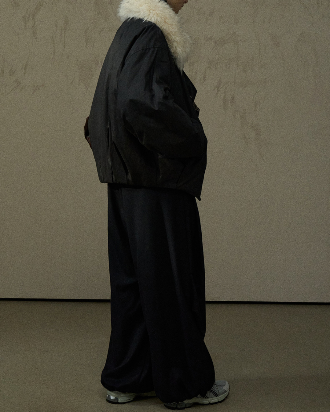 ファーカラージッパーオーバージャケット 10290