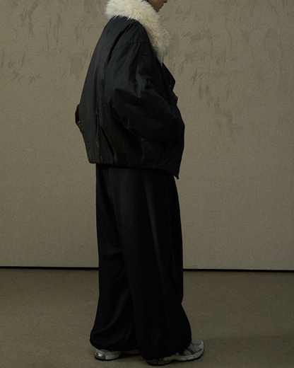 ファーカラージッパーオーバージャケット 10290