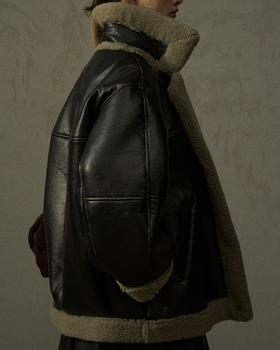 ビッグカラーボアオーバージャケット 10289