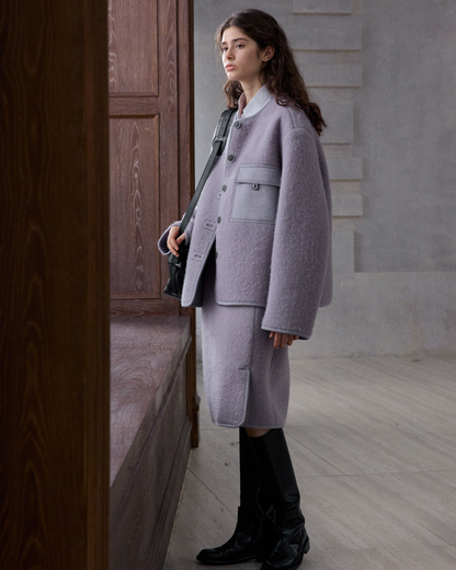 スタンダードカラーオーバーサイズウオッシュドシャツ 10327