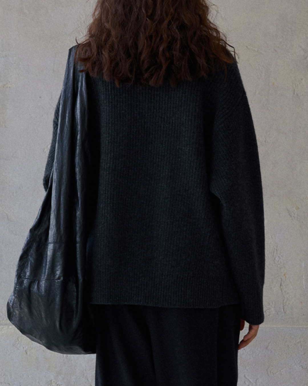 スタンドカラーニットカーディガン 10191