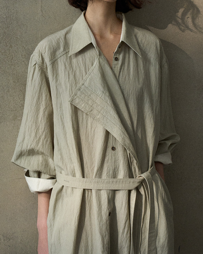 アシメノワールシャツワンピース 10344