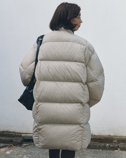 ミディストラップダウンコート 10375