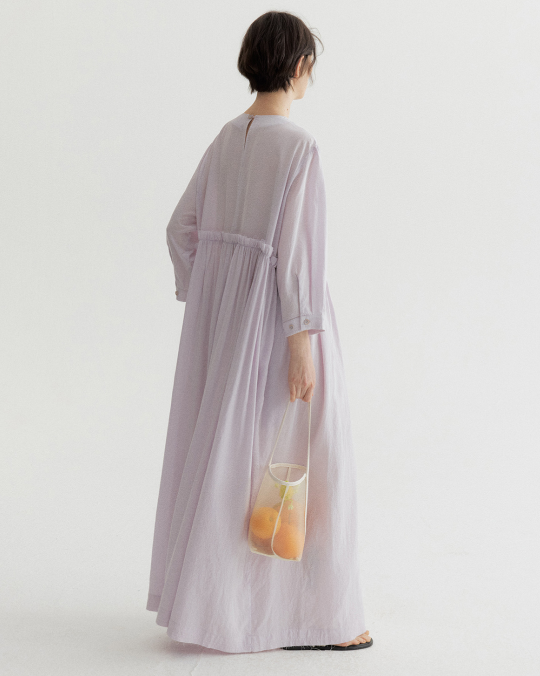 シルエットプラスロングワンピース 10476