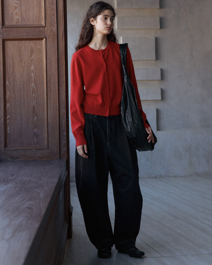 タックカーブデニムパンツ 10141