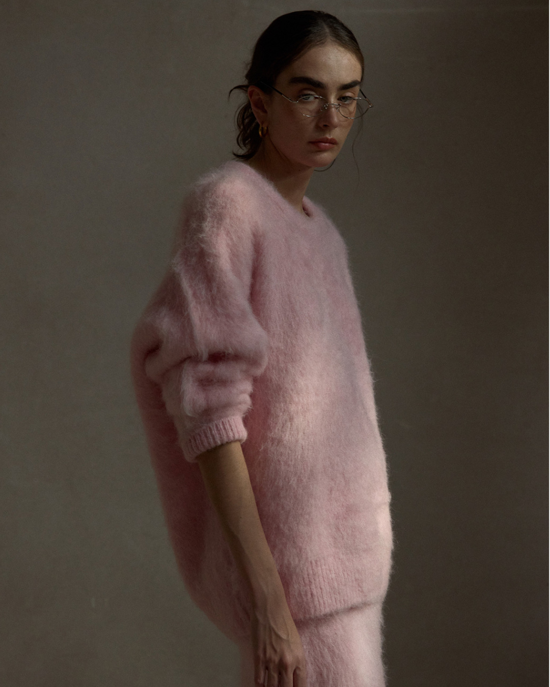 ストラクチャーモードニットプルオーバー 10397