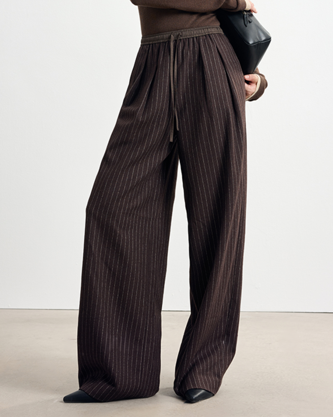ドローストリングストライプパンツ 10337