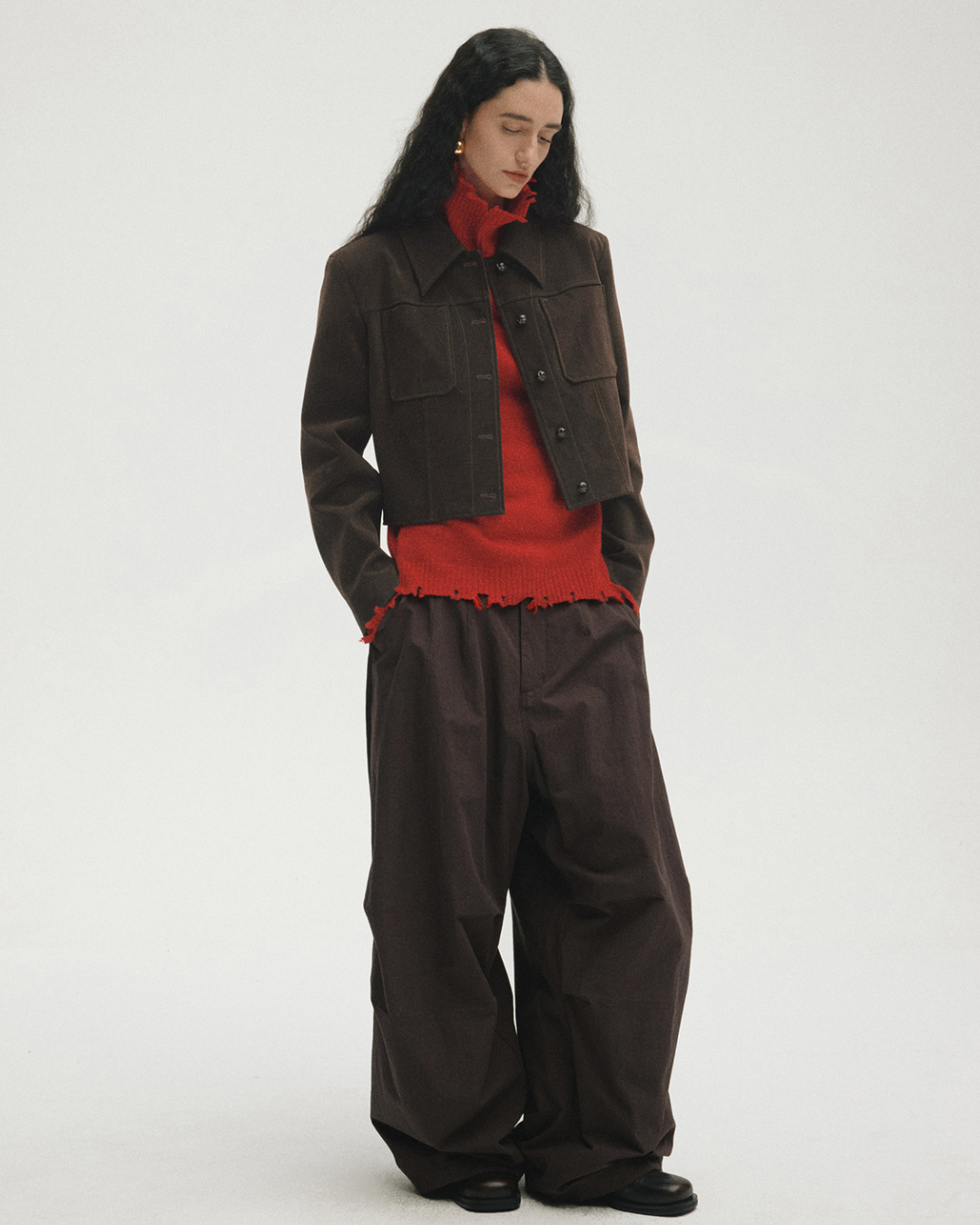 エフォートレススエードショートジャケット 10466