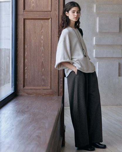 ハイウエストカーブシミターパンツ 10145