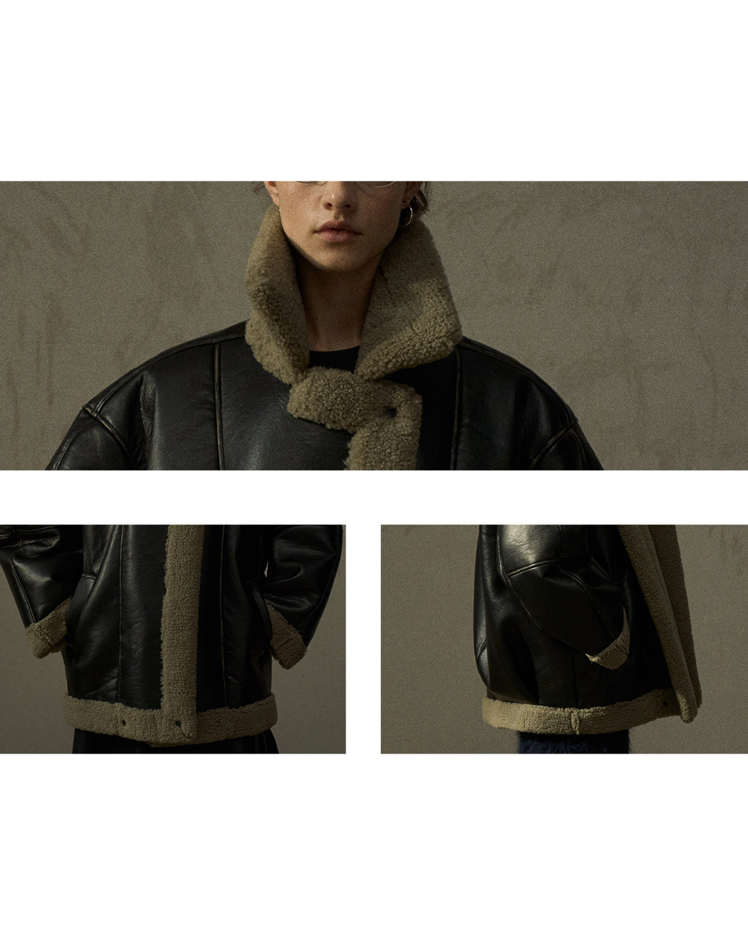 ビッグカラーボアオーバージャケット 10289