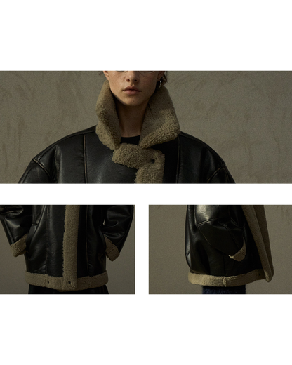 ビッグカラーボアオーバージャケット 10289