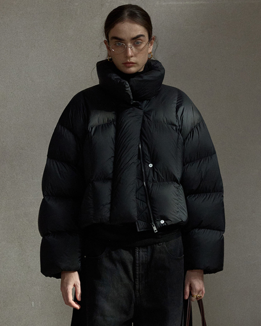 ノイズレスパフキルティングコート 10427