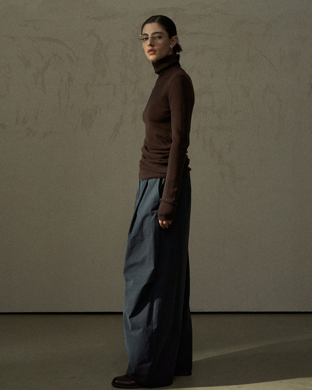 ウエストゴムワイドレッグパンツ 10302