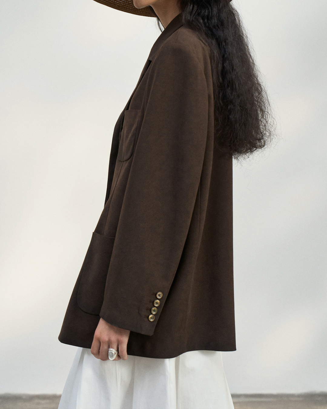 シャープラインスエードテーラード 10459