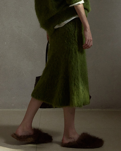 アシンメトリーフィッシュニットスカート 10402