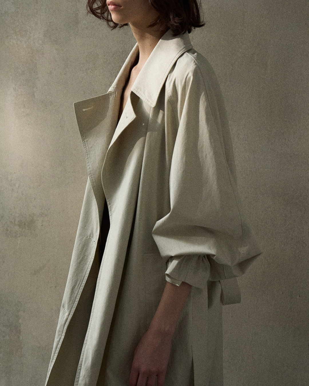 バルーンシルエットトレンチコート 10345