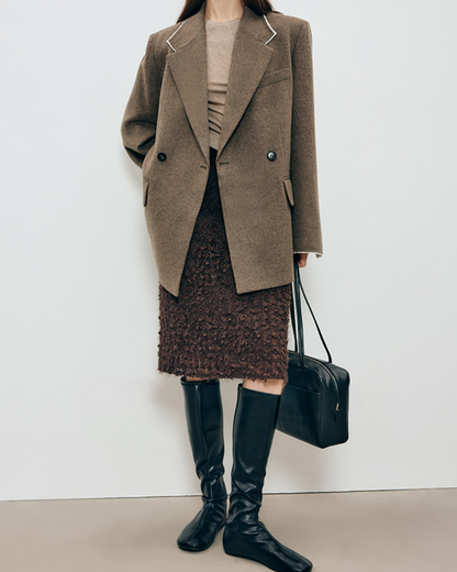 ループヤーンタイトミディスカート 10328