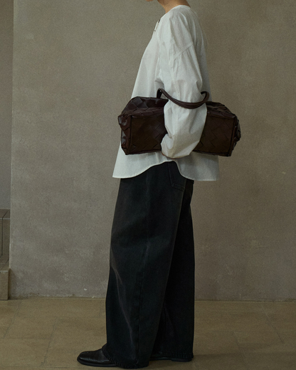 ノーカラーオーバーシャツ 10208