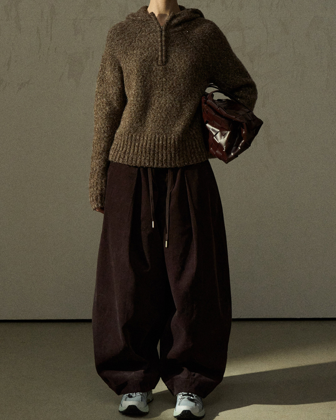 ハーフジッパーフーディープルオーバー 10278