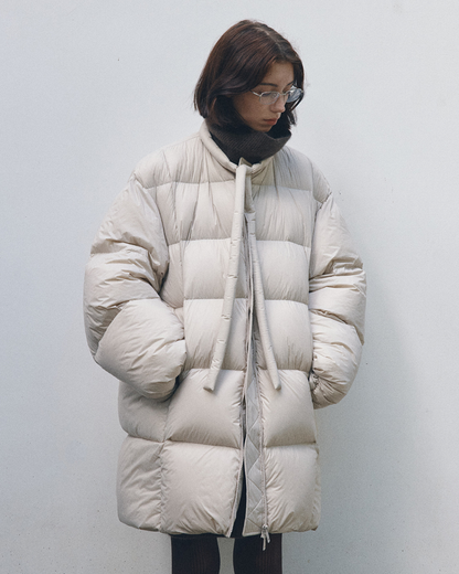 ミディストラップダウンコート 10375