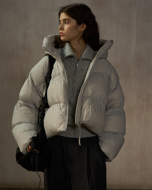 ショートフーディーダウンコート 10254