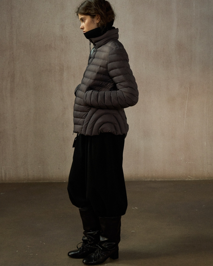 スタンドカラーショートダウンコート 10249