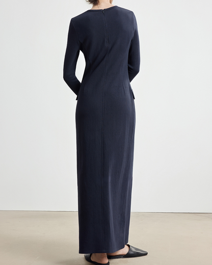 シームラインロングスリムワンピース 10330