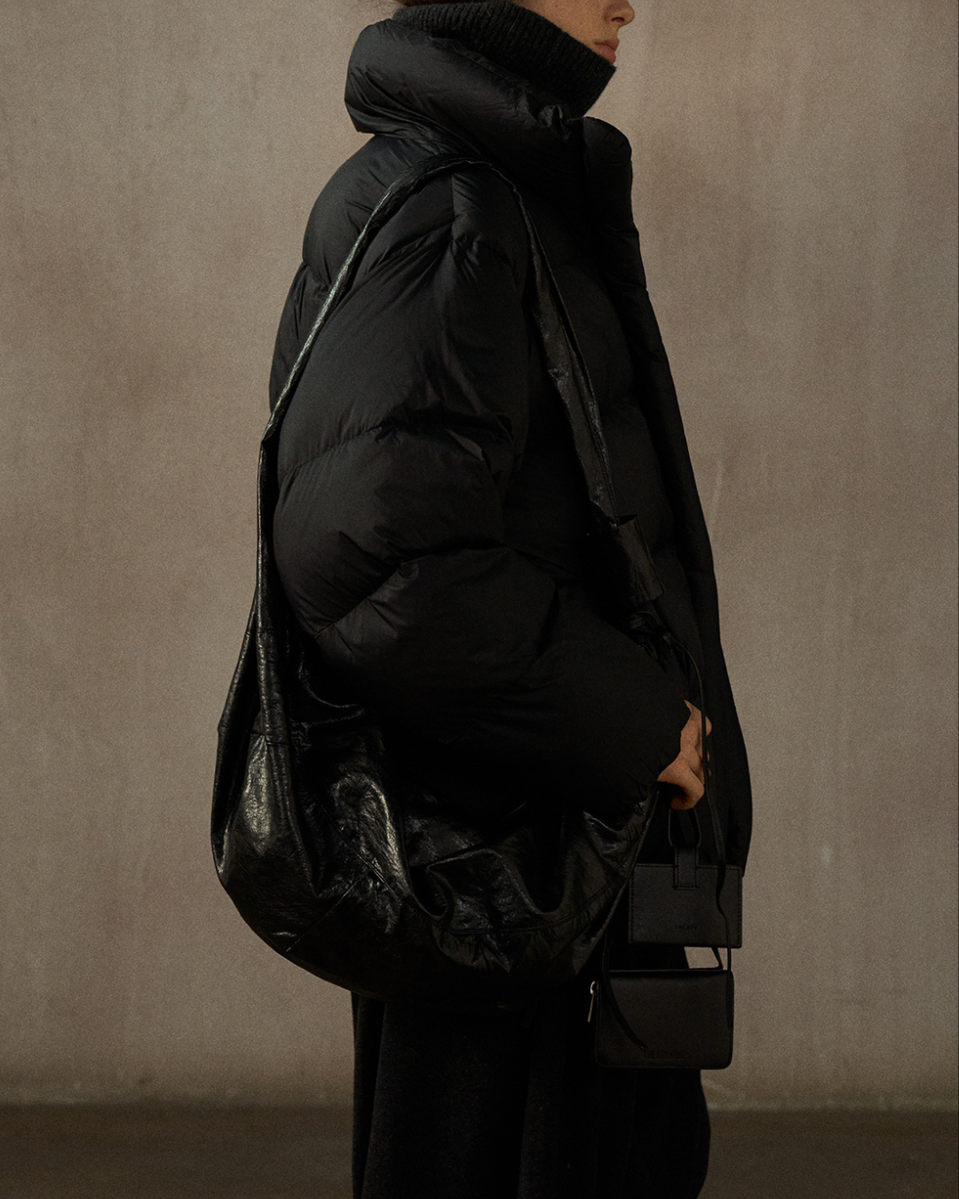 スタンドカラーミディコート 10269