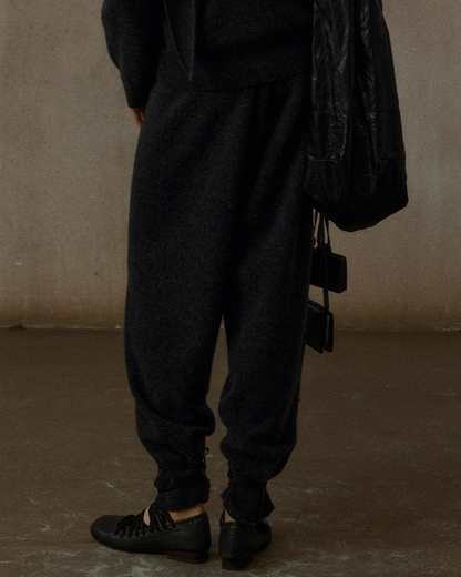 クロップドウエストゴムカジュアルパンツ 10312