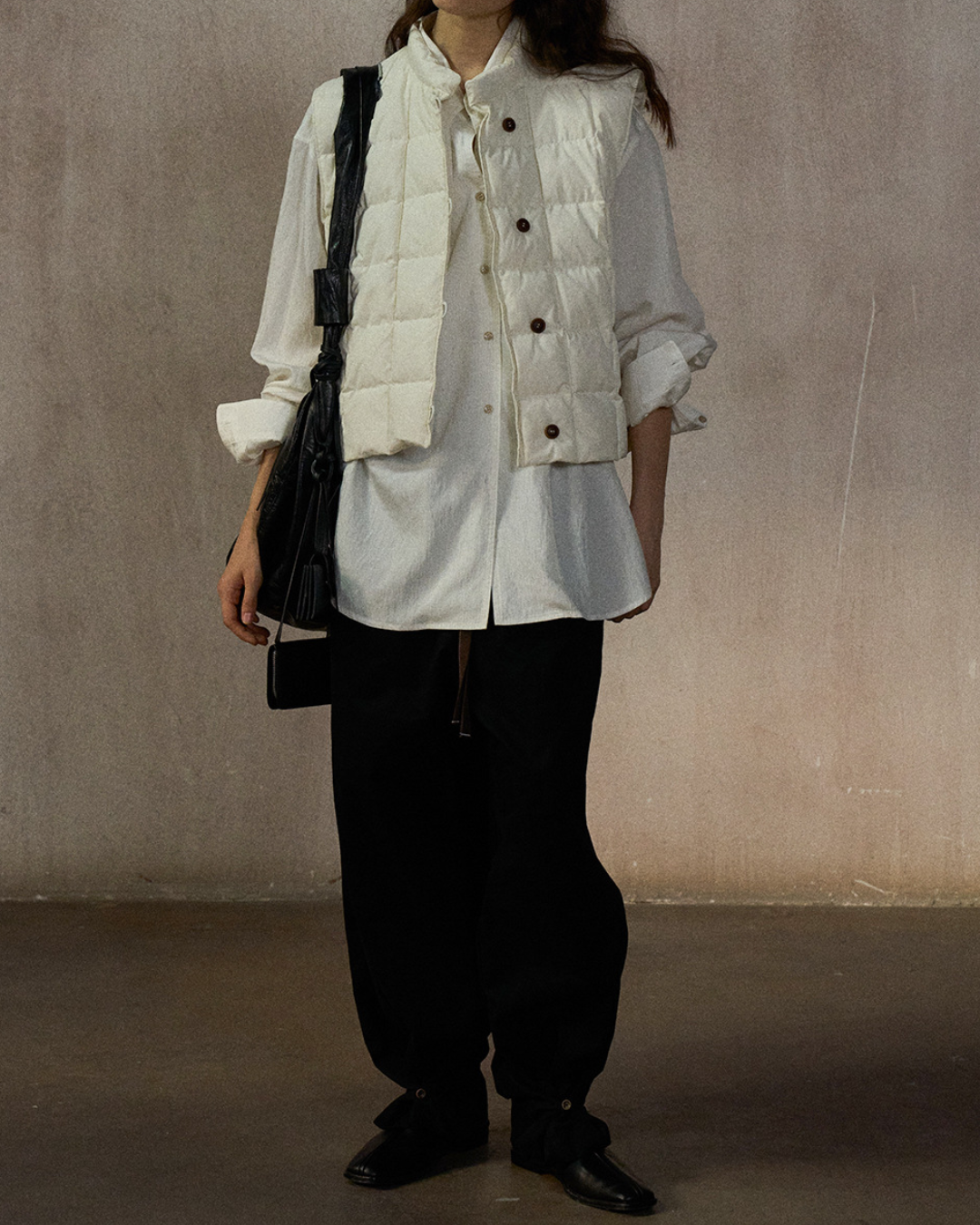 キルティングダウンジャケットベスト 10241