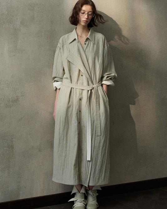 アシメノワールシャツワンピース 10344