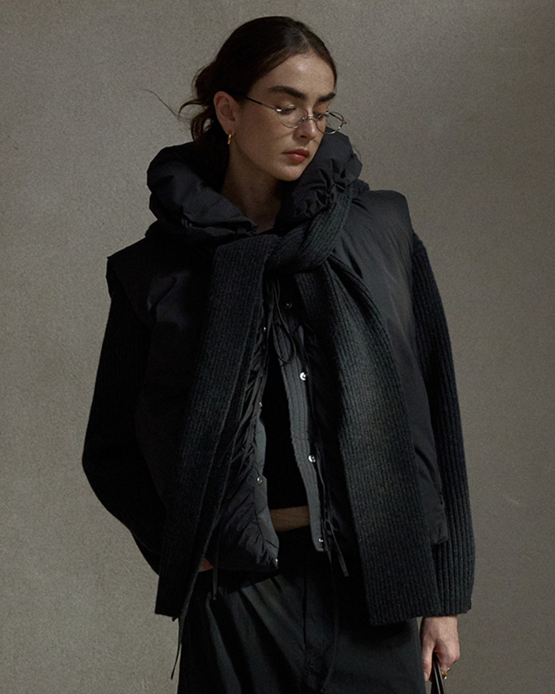 ジオメトリックダウンジレ 10398