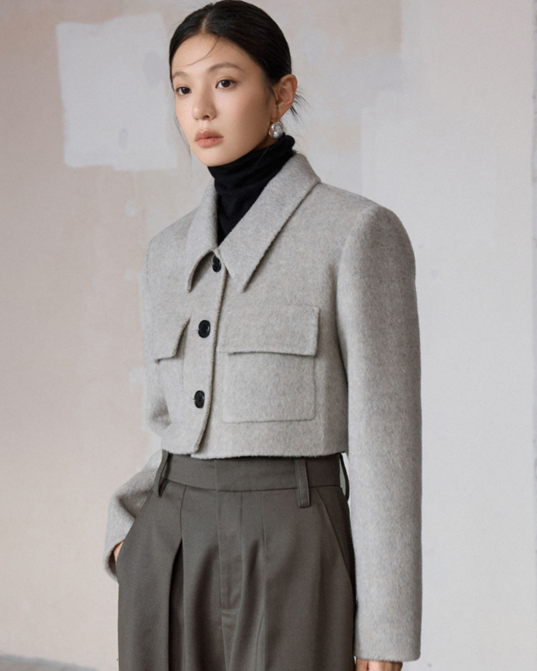 スカルプトポケットジャケット 10477