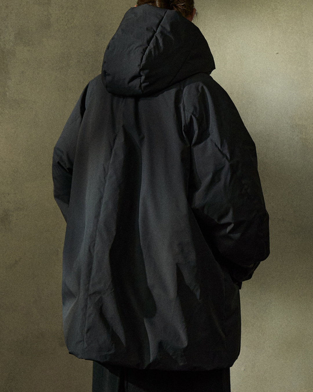 スタンドカラーミディダウンコート 10284