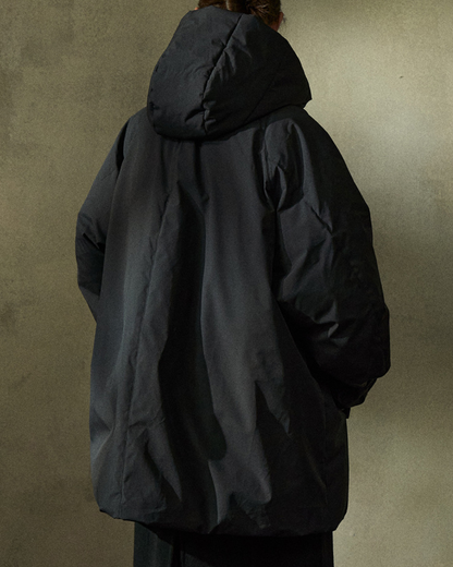 スタンドカラーミディダウンコート 10284