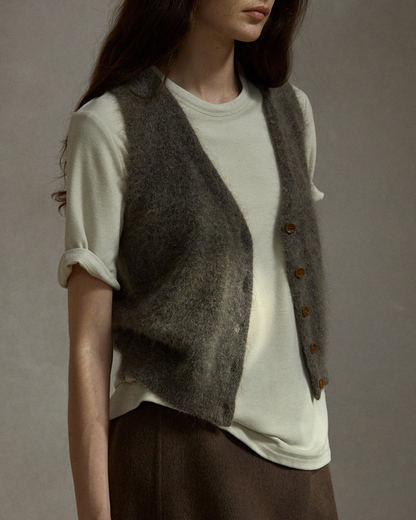 ソフトニットVネックベスト 10492