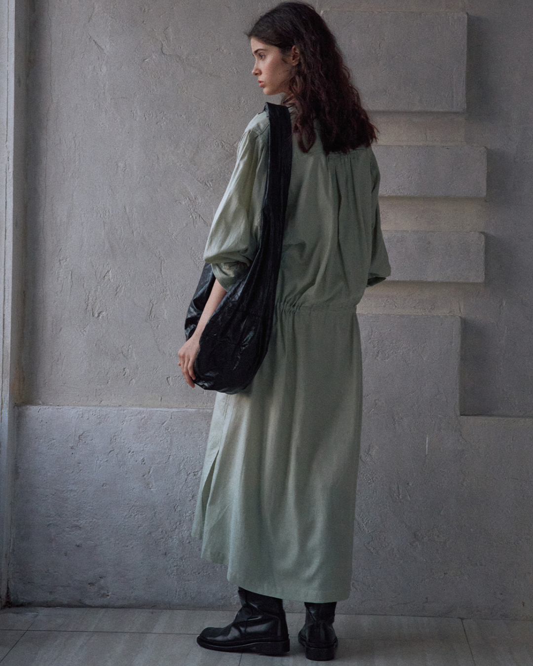 ドロストストラップショルダーワンピース 10166