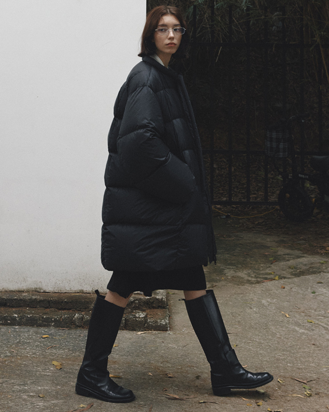 ストラップミドルジップコート 10390