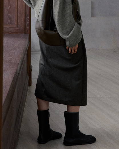 イレギュラーラップロングスカート 10185