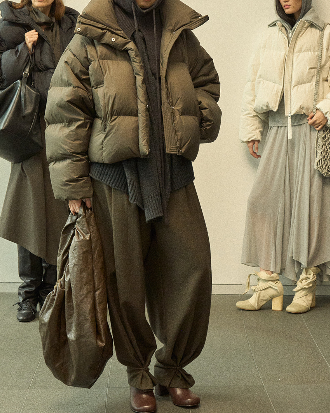 スタンドカラーショートダウンコート 10270